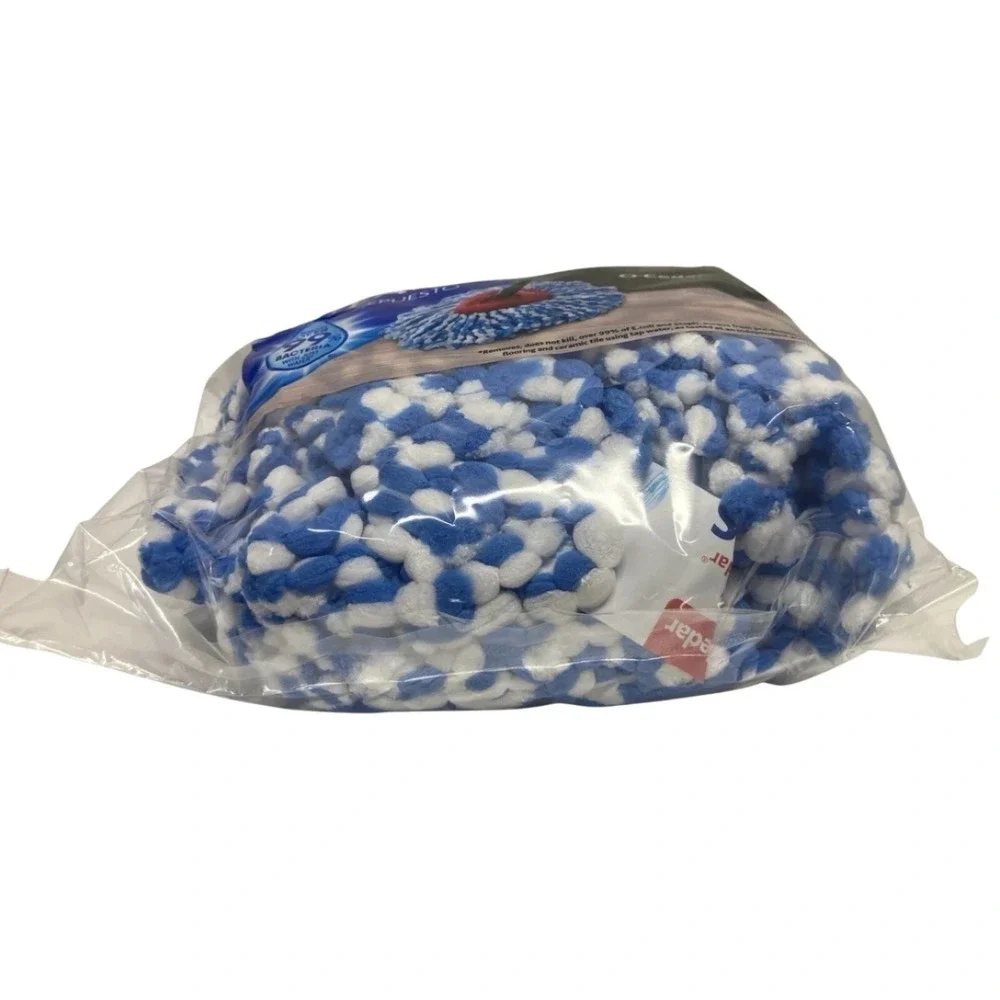 O-Cedar RinseClean Spin Mop Refill Heads 2 Pack EasyWring Replacement Microfiber